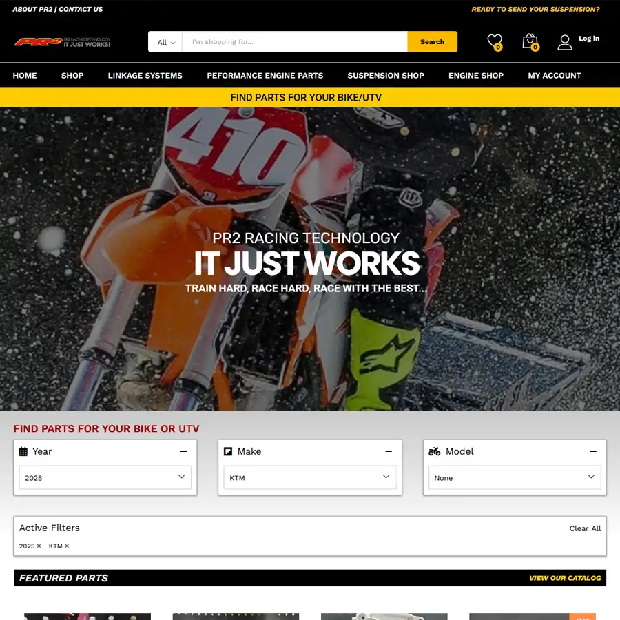 PR2 Racing Website